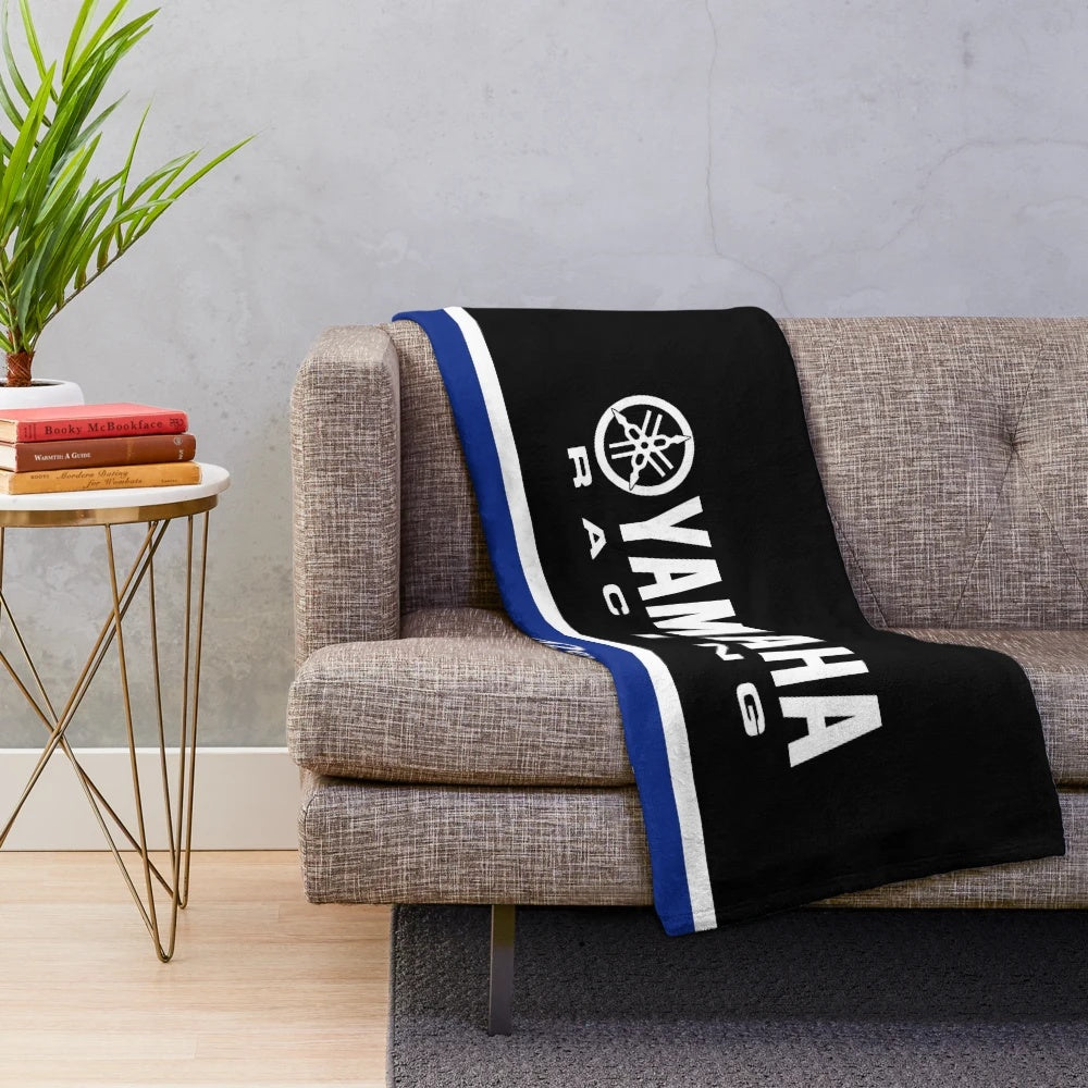 Yamaha racing plush blanket