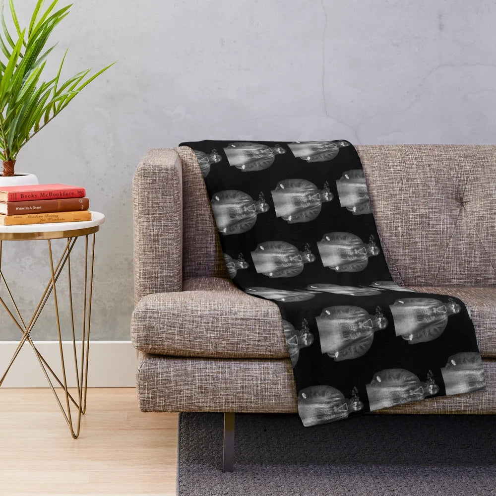 Yeat-inspired Afterlyfe plush blanket with album cover design