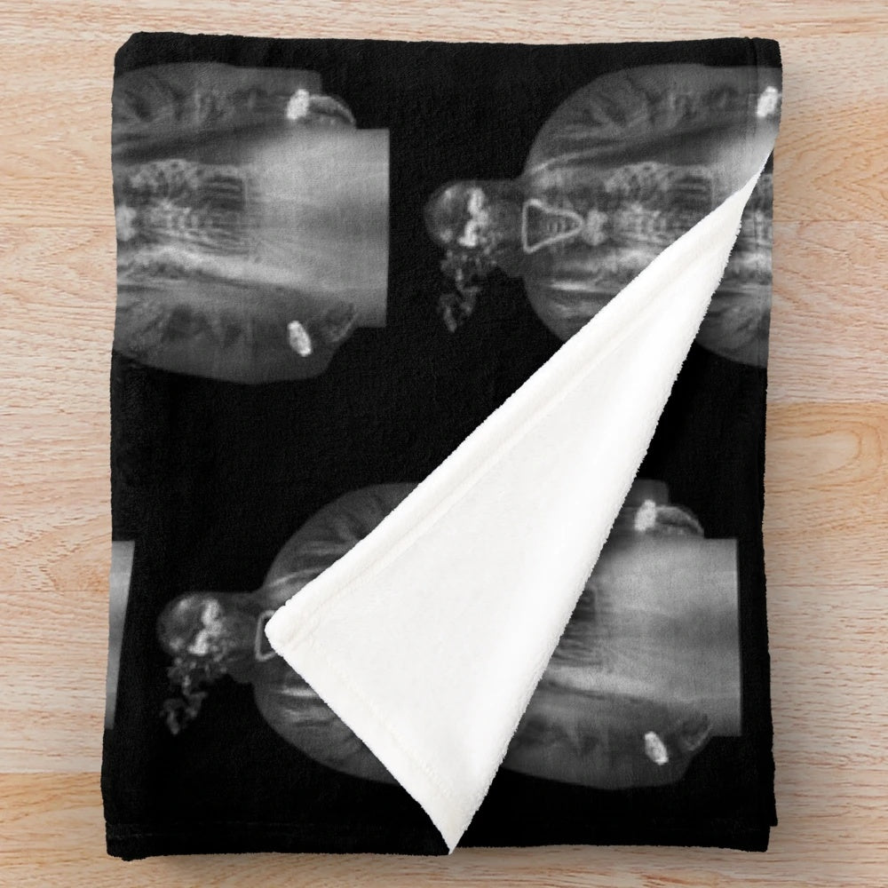 Yeat-inspired Afterlyfe plush blanket with album cover design