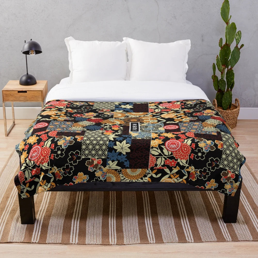 Yiling Wei Inspired Kimono Plush Blanket