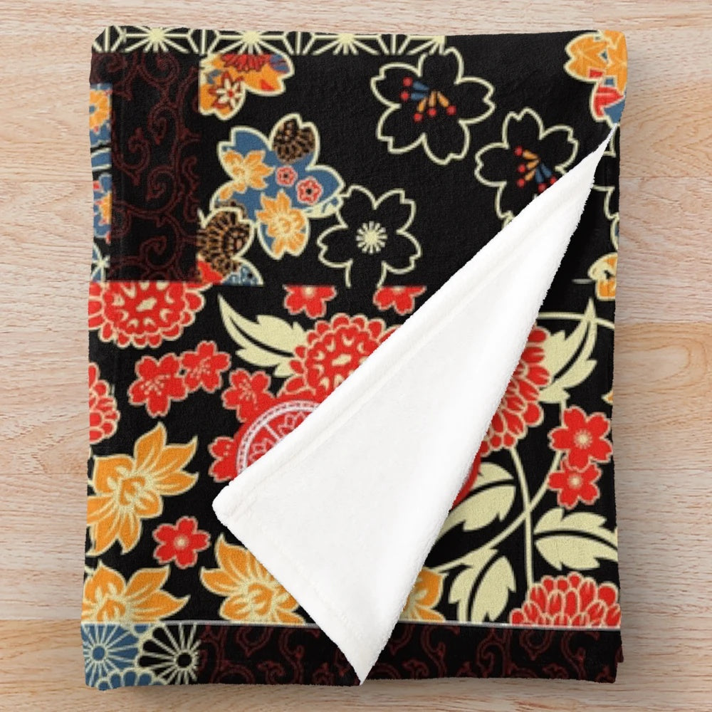 Yiling Wei Inspired Kimono Plush Blanket
