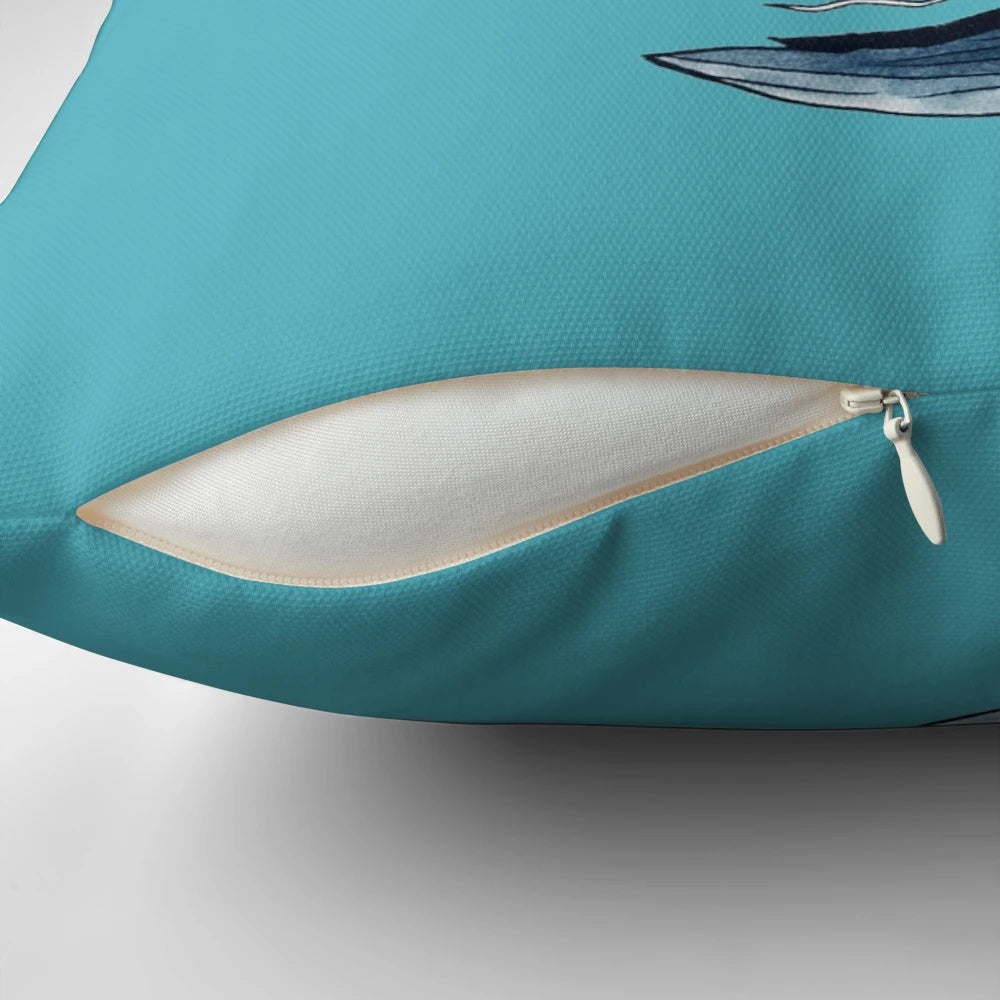 Yin Yang Koi Fish Pillow with Tui and La Inspired Design