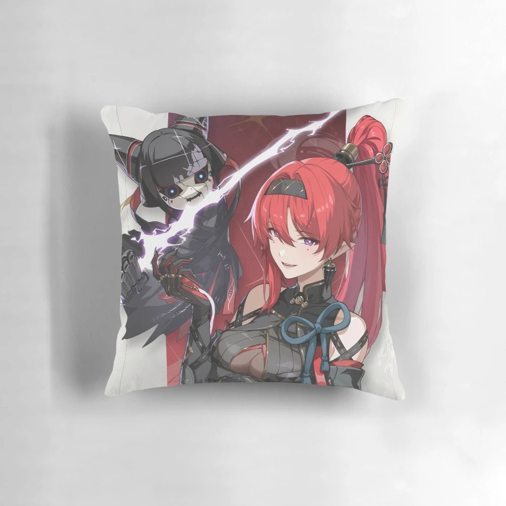 Yinlin Poster Wuthering Waves Anime Gacha Themed Pillow