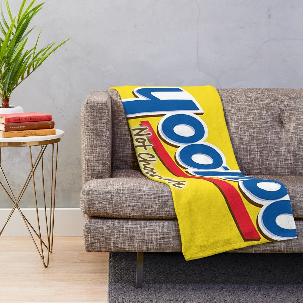 Yoo-hoo inspired plush blanket for cozy comfort