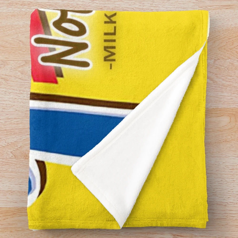 Yoo-hoo inspired plush blanket for cozy comfort