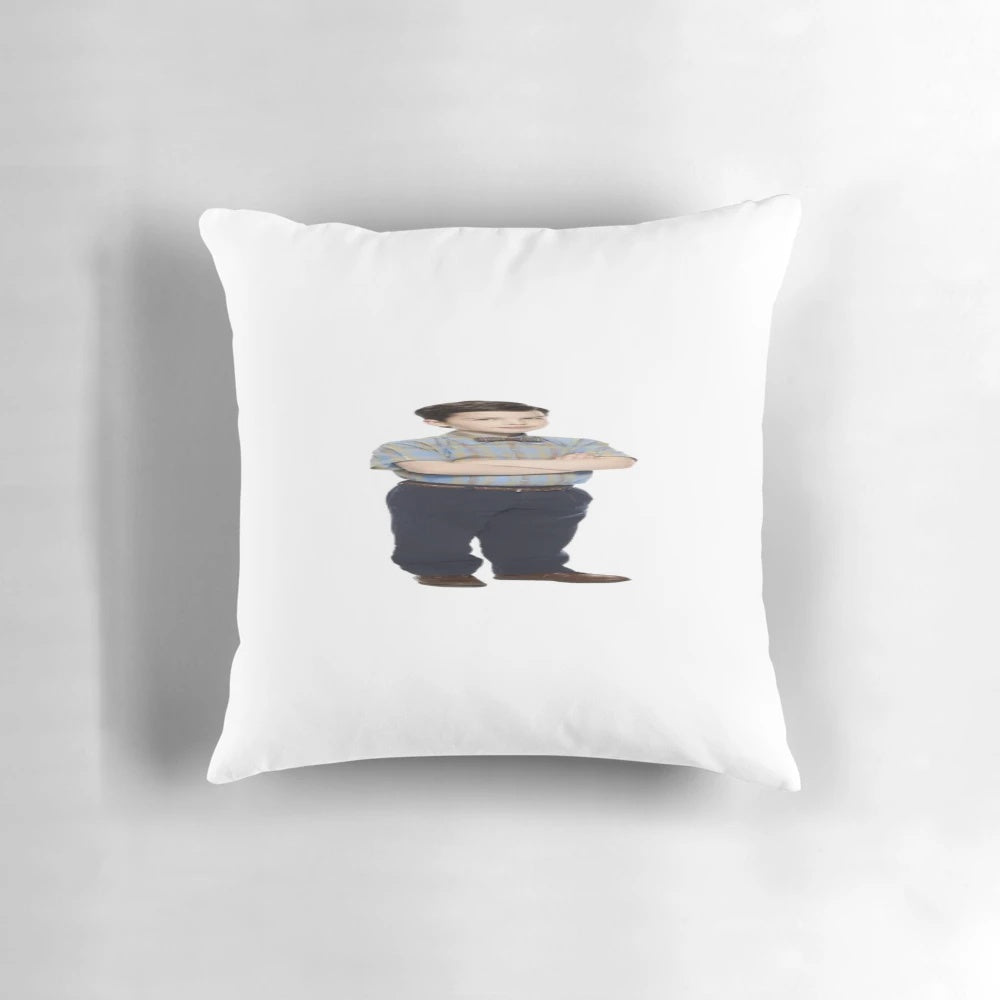 Young Sheldon Stretched Pillow - Comfortable and Customizable Soft Furnishing