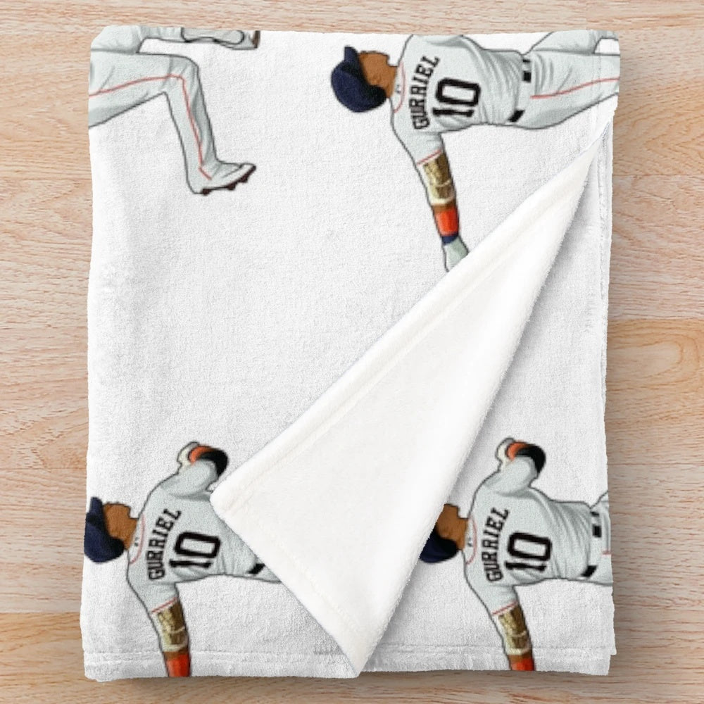 Yuli Gurriel Inspired Baseball Plush Blanket