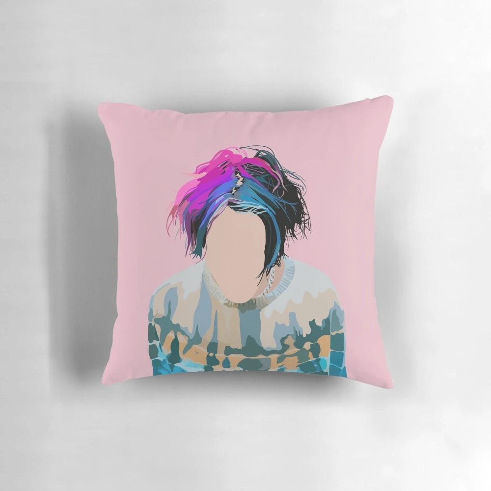 Yungblud Pillow featuring the British rock musician Dominic Harrison
