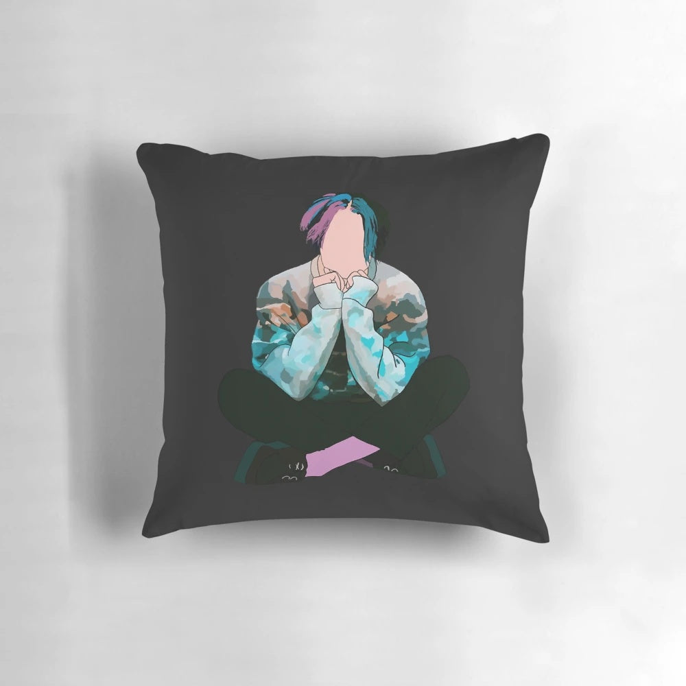 Yungblud Weird Pillow, a stylish and comfortable home accent for Yungblud fans