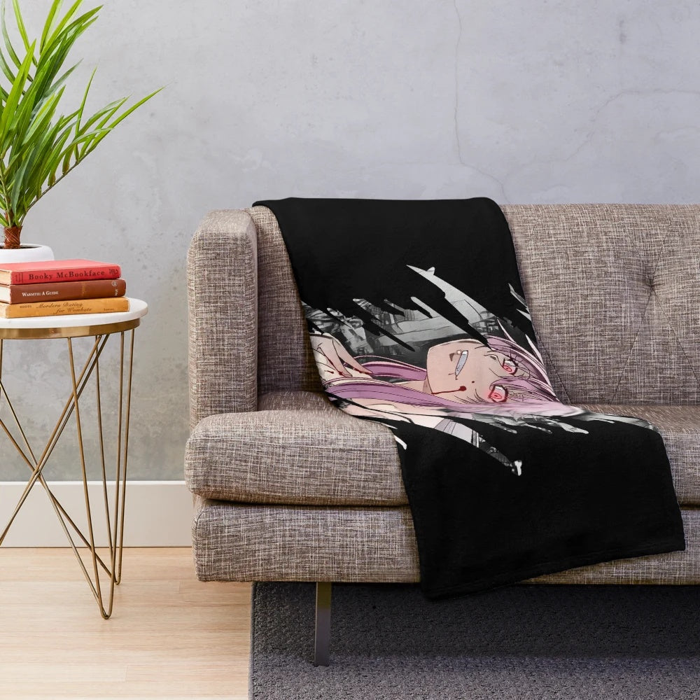 Yuno Gasai Plush Blanket with Cool Anime Design