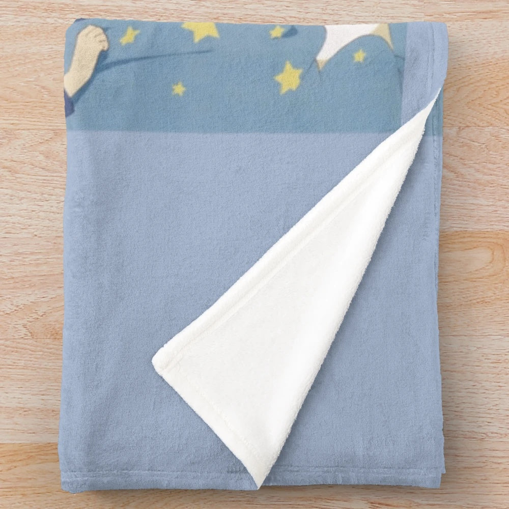 Yuru Yuri inspired plush blanket with cute anime girls