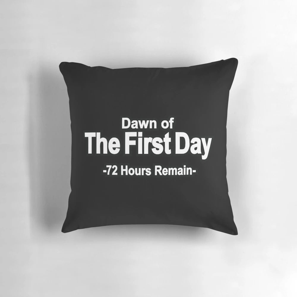 Zelda 72 Hours Remain Pillow - High-quality Majora's Mask inspired gaming merchandise