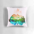 Decorative pillow featuring the Tears of the Kingdom logo and Zelda aesthetic