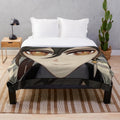 Genshin Impact Zhongli Plush Blanket with Intricate Design