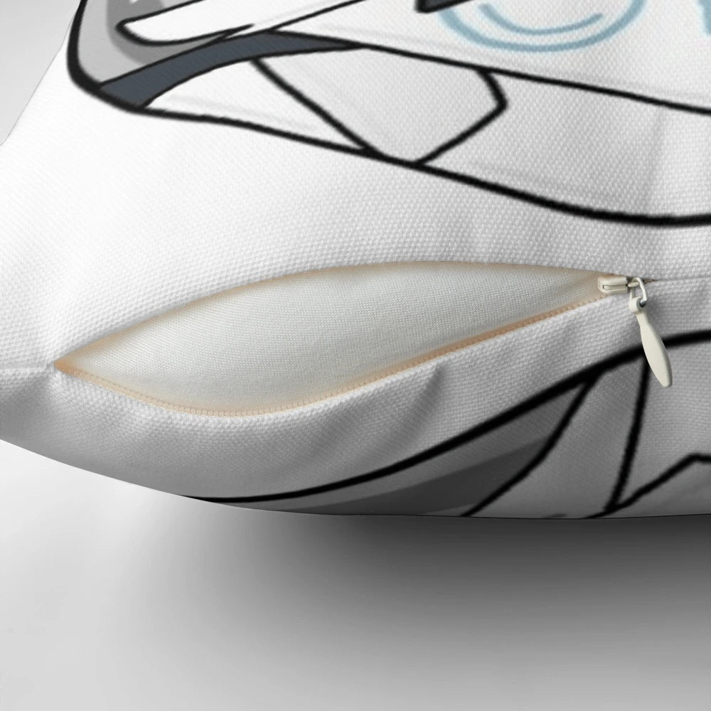 Zip Fundamental Paper Education Pillow - Stylish Pillow for Classrooms and Offices