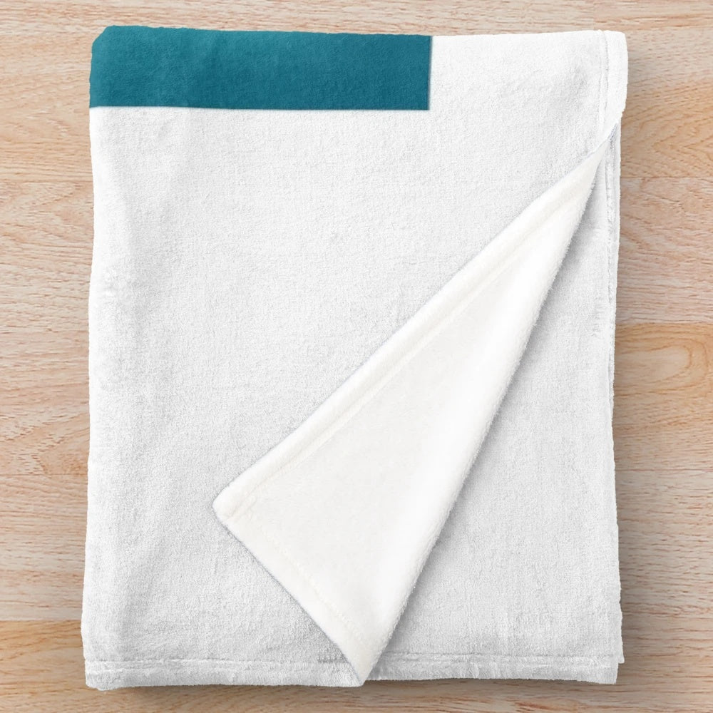 Zissou inspired plush blanket with Wes Anderson movie graphics