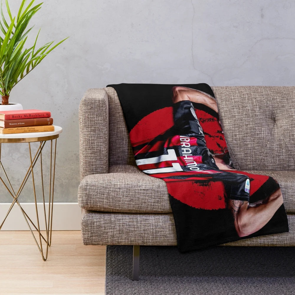 Zlatan Ibrahimovic AC Milan Plush Blanket