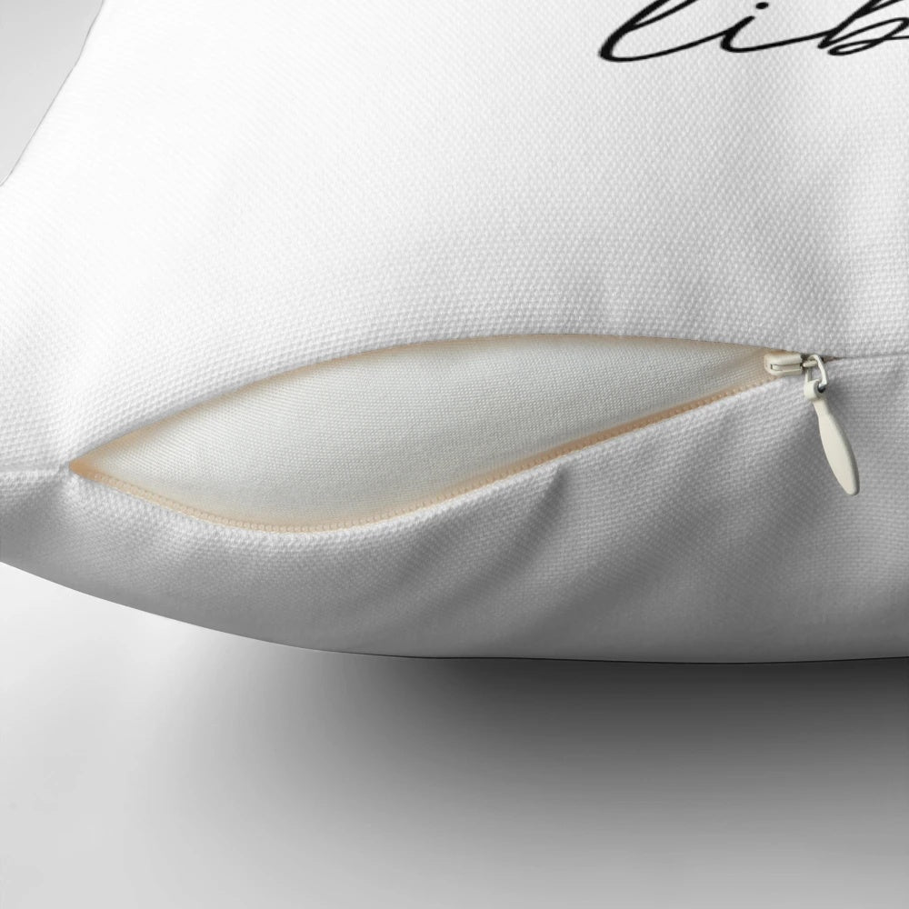 Zodiac wildflower constellation decorative pillow