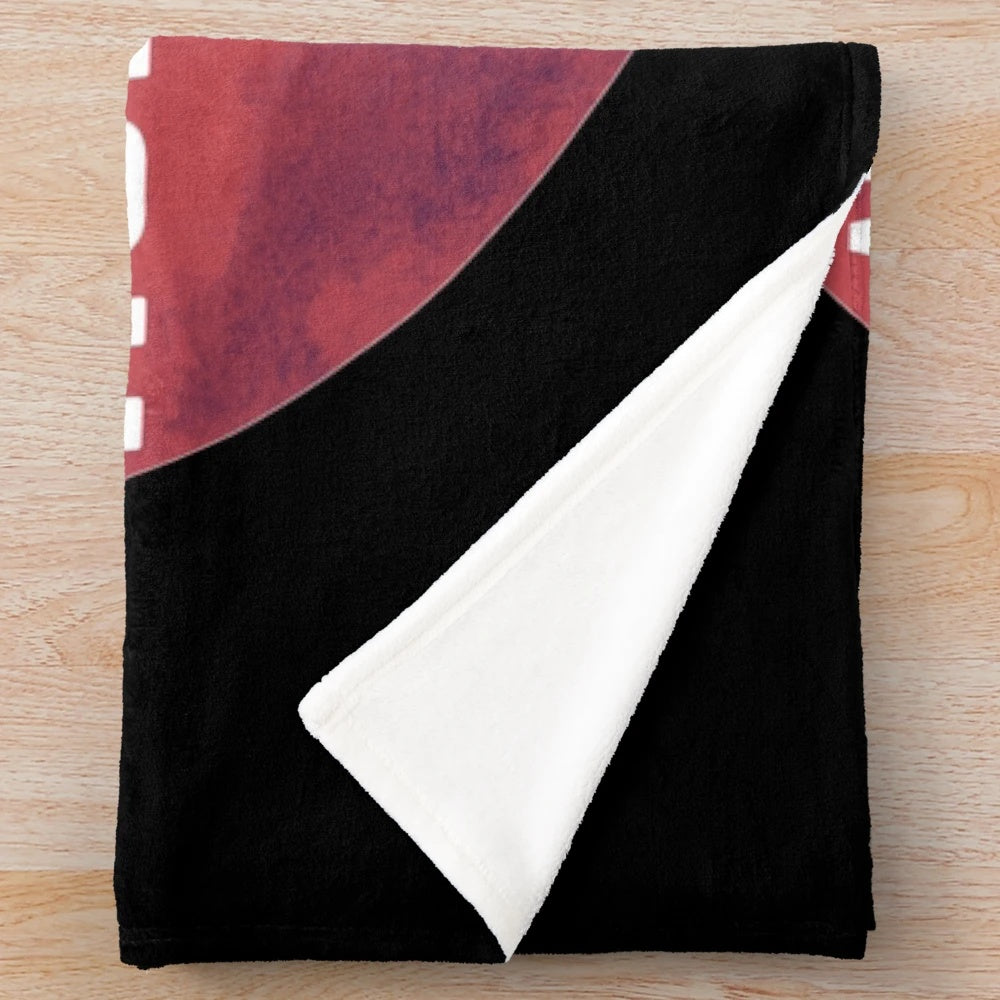 Zombie-themed plush blanket featuring 7 Days to Die design