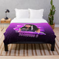 Zombies 3 inspired Willa Power Chandler plush blanket with night sky and stars design