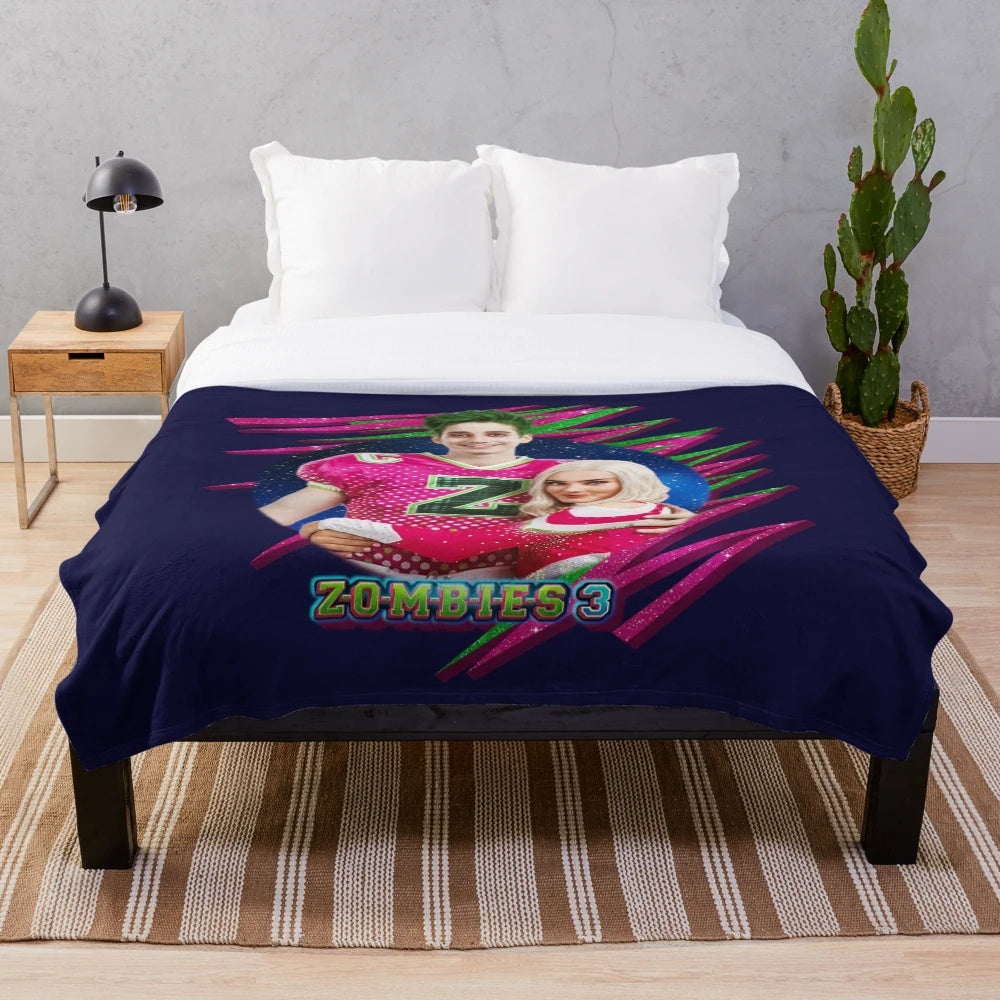 Zombies 3 Zed and Addison Plush Blanket