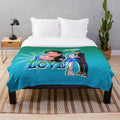 Zombies Addison and Zed Nothing But Love Plush Blanket