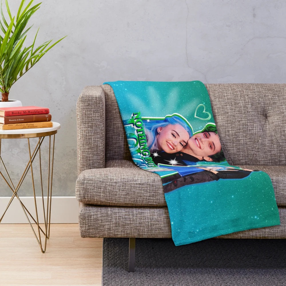 Zombies Addison and Zed Nothing But Love Plush Blanket