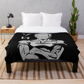 Zoro Roronoa inspired plush blanket featuring the popular One Piece character