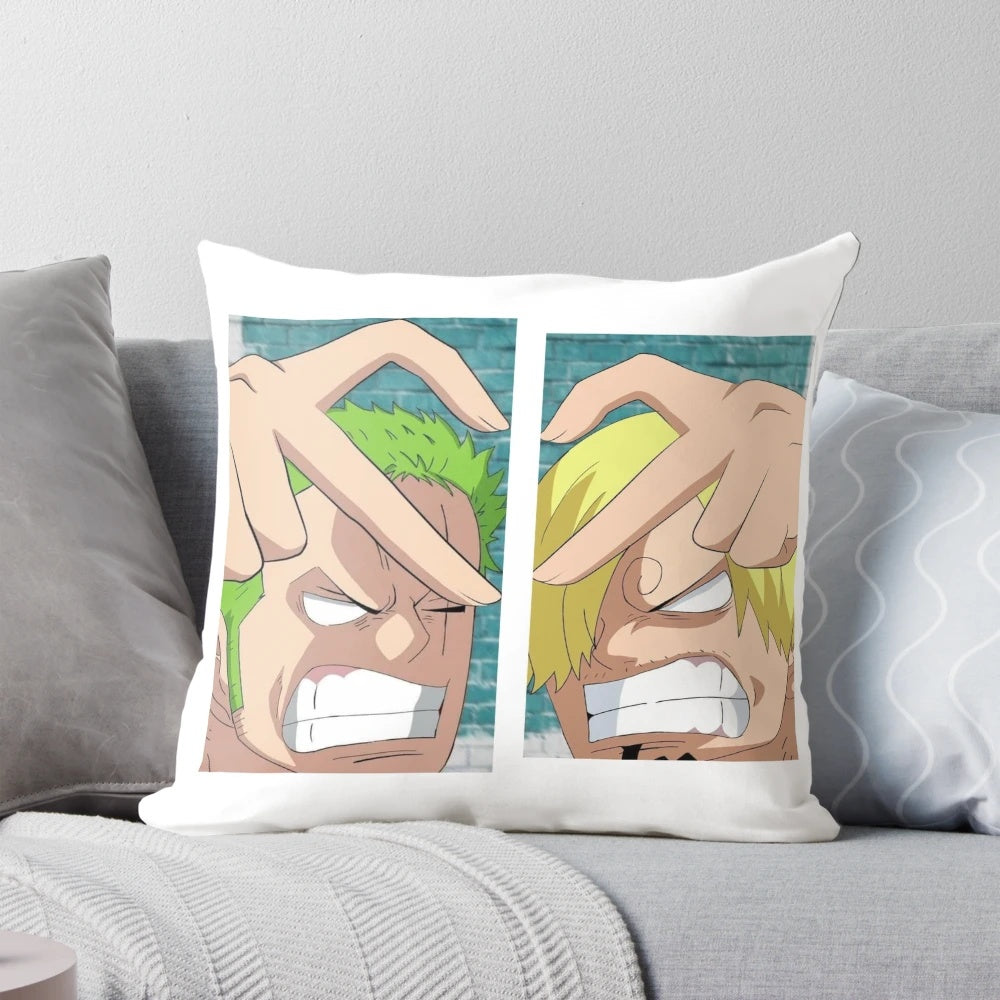 One Piece Zoro and Sanji Pillow - Anime Merchandise