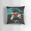 Zoro holding his iconic dragon sword, featured on a high-quality One Piece anime pillow