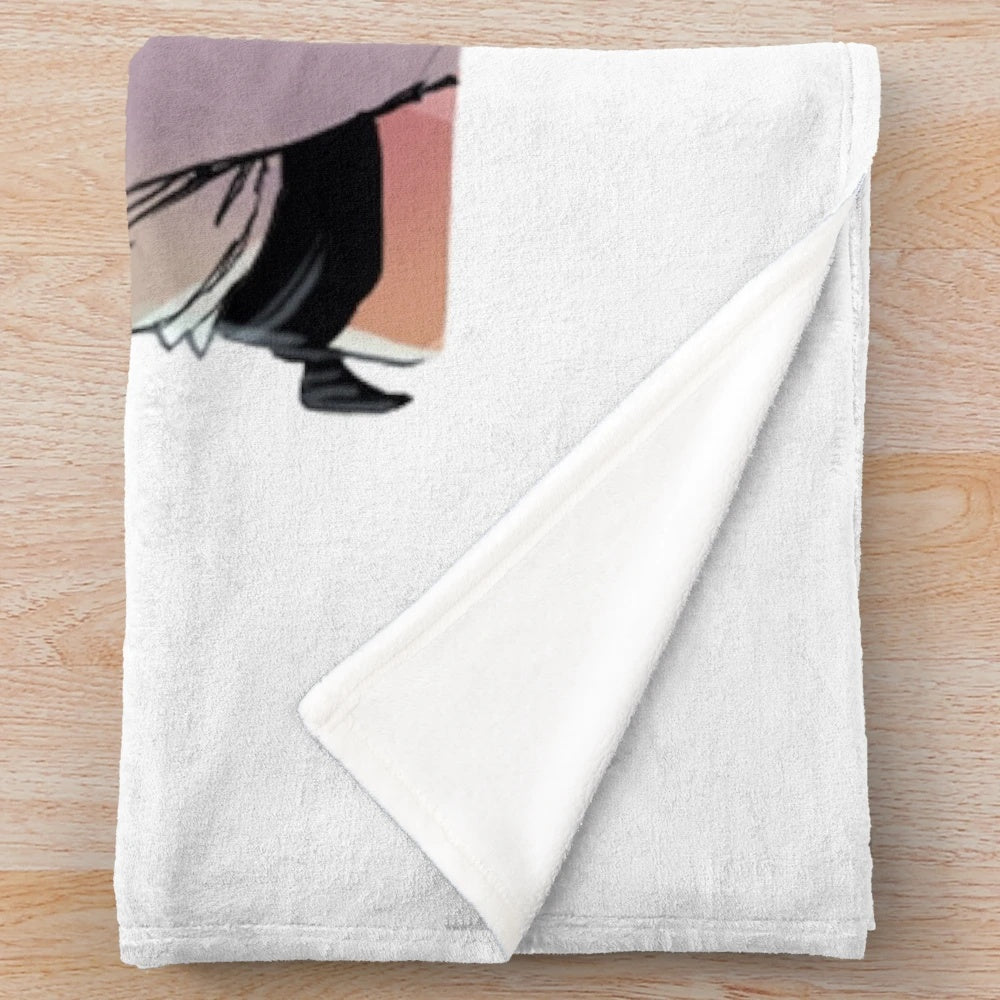 Zosan Inspired Duo Couple Plush Blanket for One Piece Anime Fans